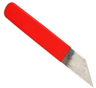 LALAFINA Coltello per Cuoio in Acciaio Leggero Lama da Taglio per Pelle, Utensile per Lavorazione Cuoio per Scarpe in Pelle e Rifinitura Artigianale