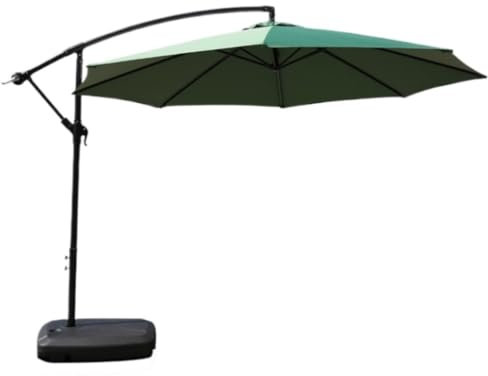 Terrassenschirm Sonnenschirm Marktschirm 9,8ft/3M Market Outdoor-Terrassenschirm Mit Sockel Und Einfacher Neigung Für Deck, Pool, Garten Sonnenschirme im Freien Gartenschirm ( Color : D , Size : 9.8ft