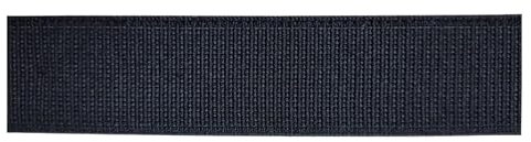 GOMA CONFECCIÓN PARA ROPA INTERIOR - 30MM - ROLLO 25 METROS - Elástica, Cómoda, Adecuada para Todo Tipo de Prendas, Goma Elástica Costura, Cinta Elástica Negra (Negra)