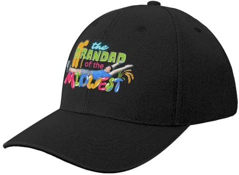 CWCMZDH Cappello da Baseball Randy, Il Nonno del Midwest Cappellino da Baseball Cappello Personalizzato Uomo Berretto Cappello da Sole Cappello di Natale Cappelli da Donna Cappelli da Uomo