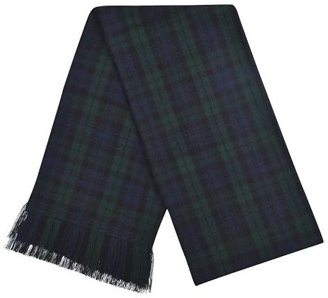 Kilt Emporium Women's Tartan Sash Scottish Highland Clan Sashes for Ladies - Full Size L90 x W10.5 - Premium Plaid (Black Watch)