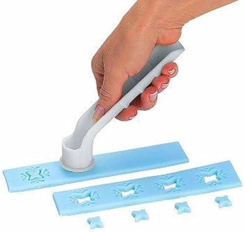 AntDau71® Set 8 Timbri Intercambiabili per Pasta di Zucchero, Fondente e Biscotti - Stampini Professionali per Cake Design, Decorazioni Dolci e Torte Fai da Te - UDG22