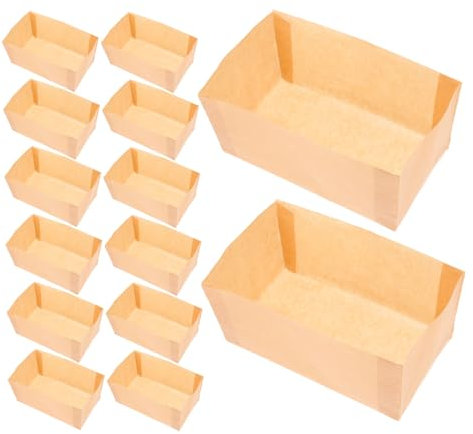 PRETYZOOM 50piezas Moldes Antiadherentes Para Pan y Pasteles Papel Desechable Para Tostadas y Bocadillos