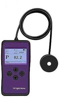 Handheld Light Meter, UV Light Meter Linshang Direct Selling Ultraviolet Radiometer Test 254nm Bactericidal Sterlization Lamp With Battery