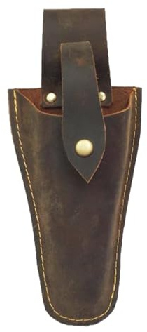 Alriedy Secateurs Holster Tool Belt Pouch Sheath, 1 PCS Leather Pouch with Snap Closure – Convenient Reliable Holder for Pruners, Scissors, Garden Tools & Outdoor Equipment, for Gardeners & Farmers