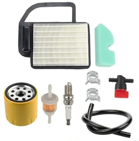 Filtre à air et filtre à huile pour tondeuse à gazon, accessoires de moteur compatibles avec XT1 LT42 13AVA1CS056 – Ensemble de rechange pour une performance et une protection optimales (1 lot)