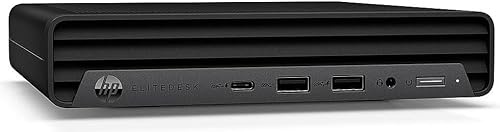 HP EliteDesk 805 G6 Mini-Desktop-PC, AMD Ryzen 3 PRO 4350GE, 8 GB RAM, 256 GB SSD, WiFi, Bluetooth, Keine Tastatur und Maus, Windows 11 Pro (Generalüberholt)