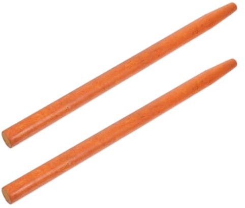 minkissy 2 Pezzi Manico in Legno Duro per Attrezzi da Giardino come Pala Design Allungato per Attività Agricole All'aperto e Forestali