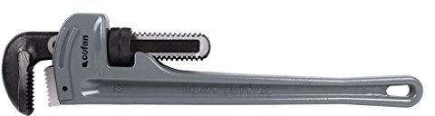 Cofan Chiave giratubi o Stillson | Realizzata in alluminio | Chiave per tubi | Lunghezza: tra 10 e 24