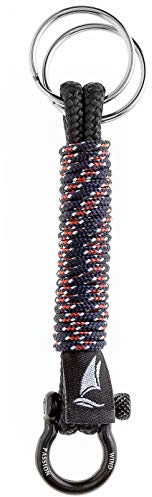 Wind Passion - Schlüsselanhänger Geflochten | Handgemacht Schlüsselanhänger Paracord für Herren und Damen | Maritim & Wasserfest