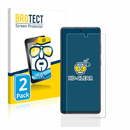 BROTECT Schutzfolie für Samsung Galaxy S20 FE | 2 Stück Transparenter Displayschutz Made in Germany Klare Displayschutz-Folie Clear Einfache Montage Case-Friendly