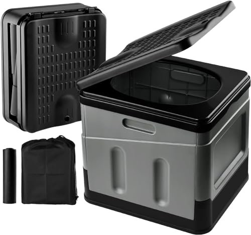 MCHDMI Campingtoilette für Mini Clubman 2021-2023, Trockentrenntoilette Outdoor Camping Festival Stau Zelten tüten platzsparend