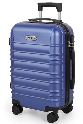 MoFut Handgepäck Koffer, 20 Zoll Hartschalenkoffer, Trolley, Leichter ABS-Rollkoffer, Reisekoffer mit 4 Rollen, 3-Stelliges Zahlenschloss (Himmelblau, 41L)