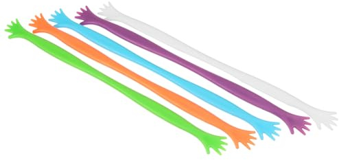 CONGARTENO 5pcs Silicone Stirring Stick for Juicer Coffee Kitchen Utensil Mixing Stick Stirring Rod