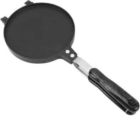 Tortilla Press 6.8 inch, Waffle Cone Maker, with Handle Tortilla Press Pan, Aluminum Stove Top Tortilla Press, for Indian style Chapati, Tortilla (Glossy Style)