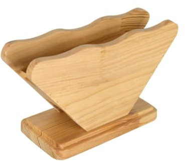LIGIGWASH Porte-Papier à Café Bambou Support Distributeur De Filtres à Café Forme De pour Bureaux Et Maisons