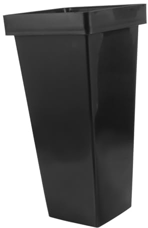 FONDOTIN Soporte Paraguas Silla de Ruedas Cubo para Paragüero Negro de Plástico, Estante de Almacenamiento para Paraguas Espacio Útil para Puerta y Esquinas