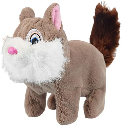 Jouet En Peluche De Cactus Électronique Dansant - Interactif Et Éducatif | Peluche Écureuil | Jouet Interactif Qui Marche | Doudou Électrique Pour Et Ados | Jouet Doux Et Réconfortant Avec Automatique