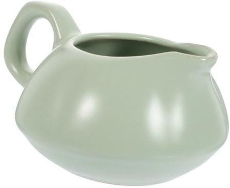 Alipis Salsiera Ceramica con Contenitore per Salse e Latte Design e Facile per Salse Latte e Tè Resistente Alle Alte Temperature Capacità per Ogni Occasione