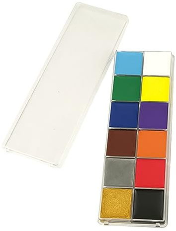 Gadpiparty Pintura Facial de Halloween Colores de Maquillaje para Cuerpo Lavables para Disfraces y Teatrales