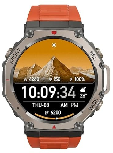 SWZEC Sekoda GPS Sports Smartwatch AT(Rot)