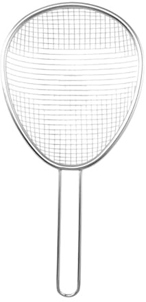 LCSVCCXA Colino Da Cucina a Maglie Larghe, Schiumarola in Metallo, Colino per Alimenti, Verdura, 16.2x33.2 Cm