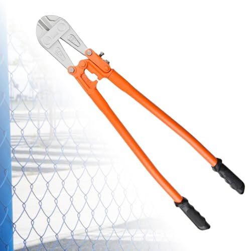 VEGOATY 14 tum Bultskärare: Bultskärare med ergonomiskt PPR-handtagsskärdiameter 8 mm, professionell bultsax med härdade käkar för ståltrådar, bultar och lås