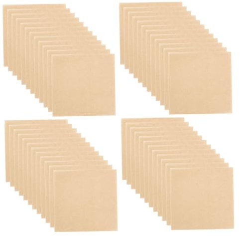 OSALADI 500pièces Papier Sulfurisé pour Galettes de Hamburger Papier pour Steaks Hachés et Cuisson Antiadhésives