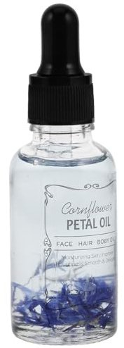 MALUGOGO Rosenöl für Gesicht und Haare 10ml aus 100% Pflanzenextrakten im Blauen Glas mit Anti Aging Wirkung und Vielseitiger Anwendung zur Hautpflege und Entspannung