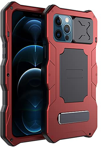 SHINLHUA Anti-slip Cover Contracted Design Cellphone Protector for Case for 12 / 12pro / 12 Cellphone Projector Red