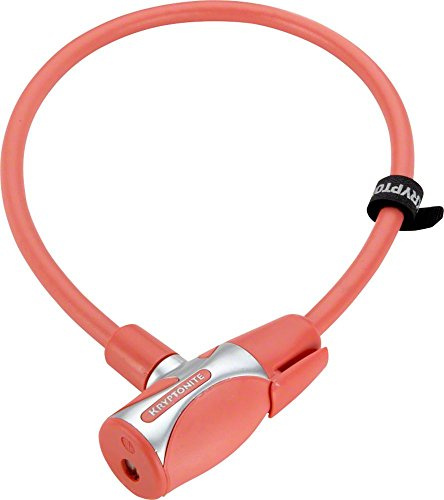 Kryptonite Fahrradschloss KryptoFlex 1265 Key Cable, Salmon, 65 cm, 3500437