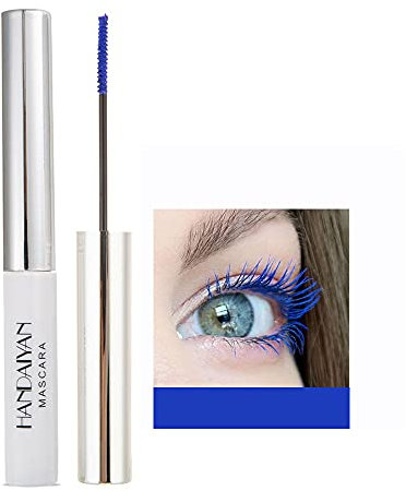 OCHILIMA 4D Mascara Colorful Fiber Mascara Charming Long Lasting, Thick & Long Eyelash Waterproof and Smudge-proof Eyes Makeup, Blue