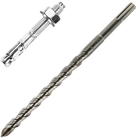 25 Keilanker M12 x 95, ETA Option 1, verzinkt, incl. SDS-Hammerbohrer 12x210/150 …