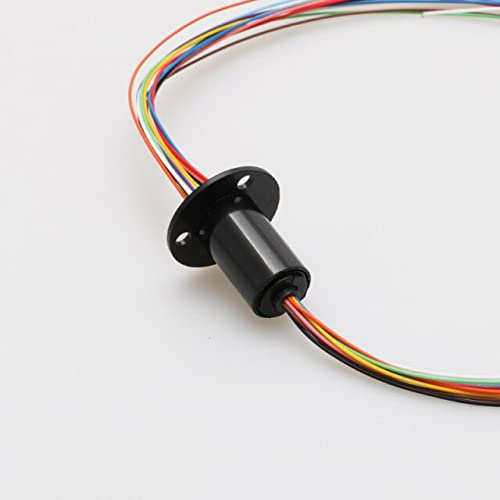 【Partes de juguete de control remoto】 M slipring Mini anillo colector eléctrico 12,5mm 12 cables de canal 2A conector de junta conductora giratoria para cardán PTZ - Materiales ambientalmente amigable