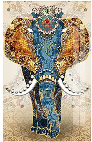 Instarry 5D DIY Diamond Painting Zubehör Full Groß Elefant Home Decor 50x90 cm