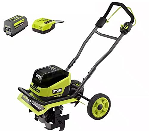 RYOBI 40V HP BRUSHLESS 16 in. Front Tine Tiller with Adjustable TILLING Width with 6.0 AH