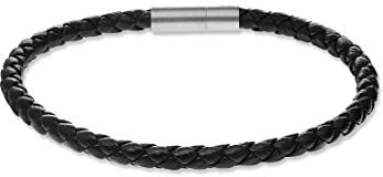 Esprit Herren-Armband Leder, Edelstahl One Size 88674952