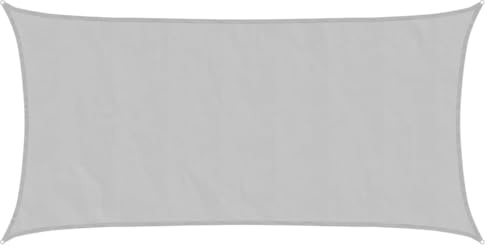 vidaXL Vela Parasole Grigio Chiaro 7x4 m 100% Poliestere Oxford