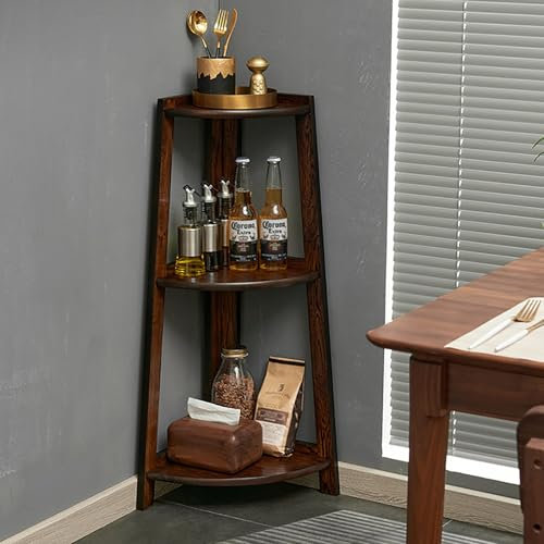 LLYLAFDC Mehrzweckschrank Vorratsschrank，Eckschrank Stehend Holz Wand Ecke， Aus Holz Schrank Freistehend Für Küche, Für Küche Wohnzimmer Esszimmer Für Kleine Orte Wohnzimmer