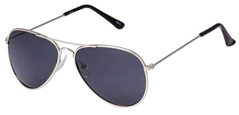 Ultra Kids Pilot Style Sunglasses UV400 Protection Metal Frame Boys Girls Ages 3-16 Years Classic Retro Shades