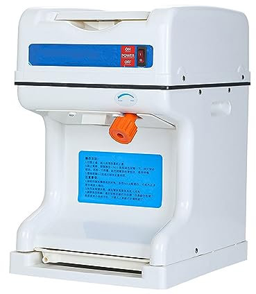 Macchina per ghiaccio tritato, Creatore di coni di neve, macchina for tritaghiaccio commerciale Rasoio for ghiaccio, motore professionale e meccanismo a lama con funzione di sicurezza di interblocco,
