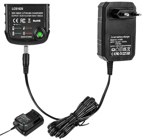 18V/20V Charger for Black & Decker: 18V/20V Lithium Charger for LBXR20 LB20 LBX20 LBX4020 BL2018 BL2018-XJ BL1518 LBXR20-OPE LBXR2020-OPE BL1514 LBXR16 LBXR16 LB2X402 X0 US