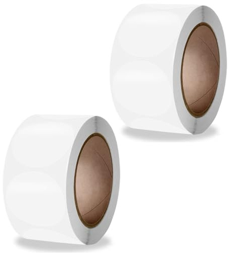 Runde Transparent Aufkleber 1000 Stück, 3 cm Selbstklebend Etiketten Klar Kreis, Durchsichtig Siegel Klebepunkte Punktaufkleber Verschlussetiketten, Round Wafer Seals Sticker für Verpackung, Umschläge