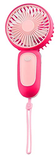 Petit ventilateur portable rechargeable par USB - Ventilateur de poche puissant à 5 pales - Ventilateur silencieux pour voyage en plein air