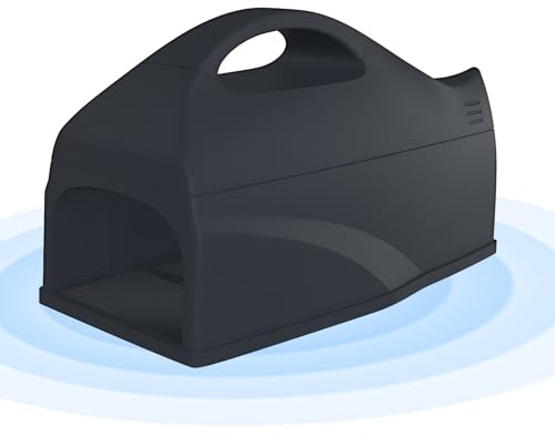 Wi Fi Indoor Mice Traps for Home Office Battery Operated Electric Shock APP Control with Low Indicator Trigger Anti escape Removable Cover and Inner Tank