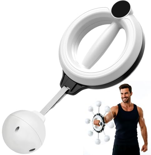 360° Rotierender Armtrainer, Unterarmtrainer, Brusttrainer und Handtrainer | Fitnessgerät für das Training der Schultern und der Armmuskulatur, Heimtrainingsgerät und Fitnessstudio-Workouts