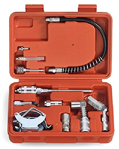 Multi Function Lubrication Grease Gun Kit hoses couplers Air And Manual,NEW Jikkolumlukka