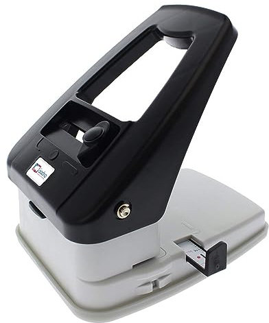 3-in-1 ID Badge Slot Punch for ID Cards (Works with All PVC Cards and ID Card Printers) (Black, 3 in One)