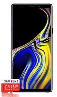 Samsung Galaxy Note 9 Bundle (128 GB, Doble SIM) con Tarjeta de Memoria EVO Plus de 128 GB Gratis.
