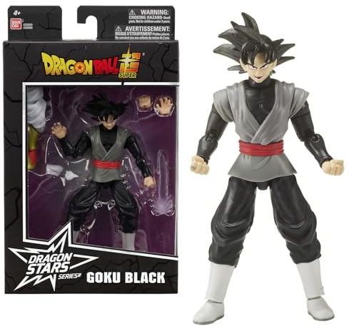 BANDAI – Dragon Ball Super – Dragon Star Figur 17 cm – Goku Black – Offizielle Dragon Ball Lizenz - Gelenkige Goku Black Figur - Spielzeug für Kinder ab 4 Jahren - 35999